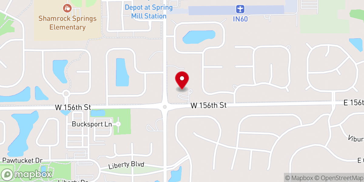 Map showing location of New Joy Lutheran Church & Preschool
