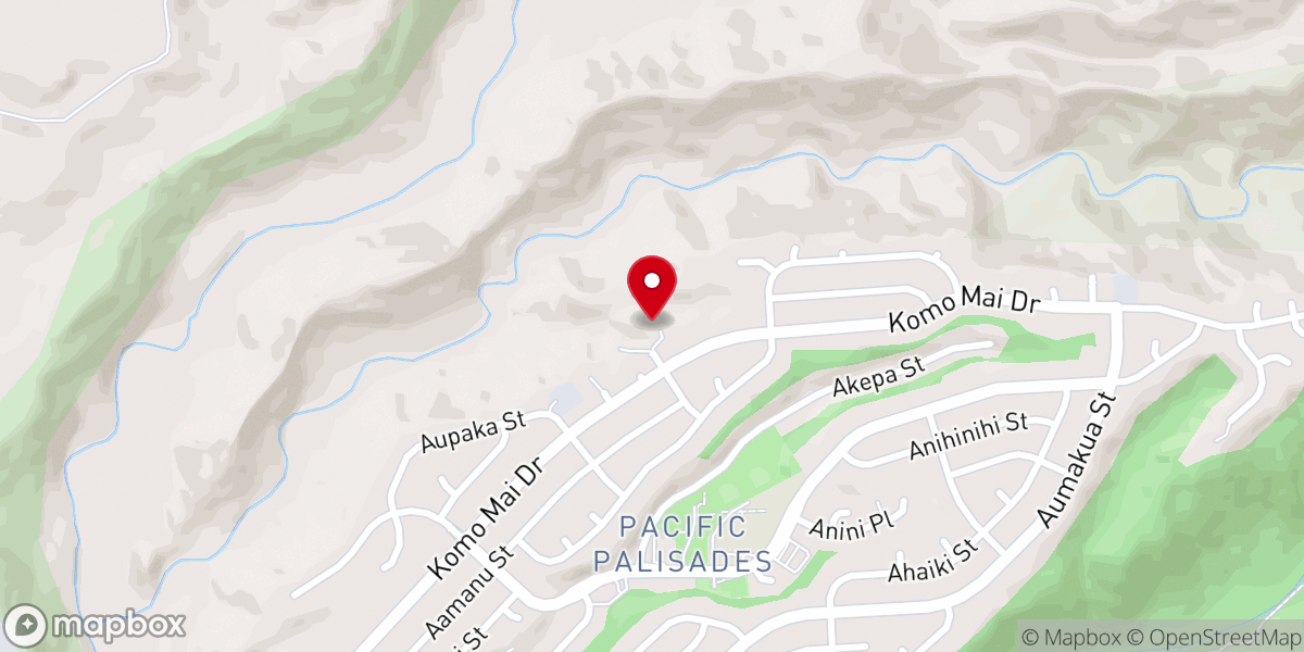 Map showing location of Hawaii Vista Farms