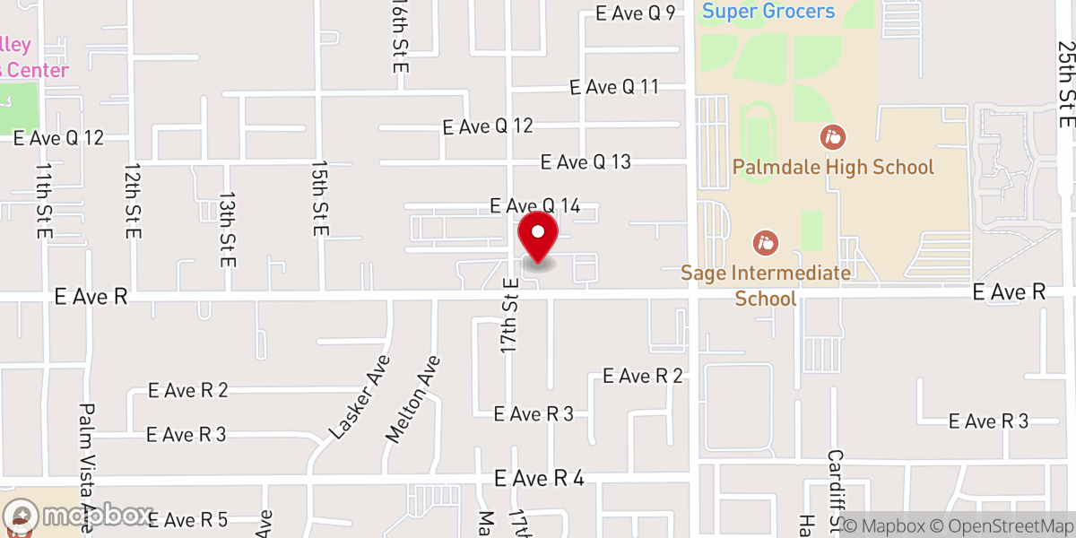 Map showing location of St Stephen's of the Valley Lutheran Church