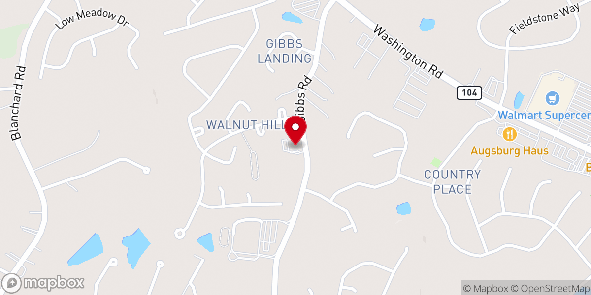 Map showing location of Aiken sc
