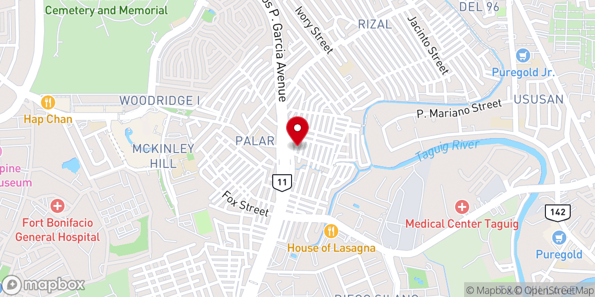 Map showing location of Manila World Mission Christian Church Inc.
