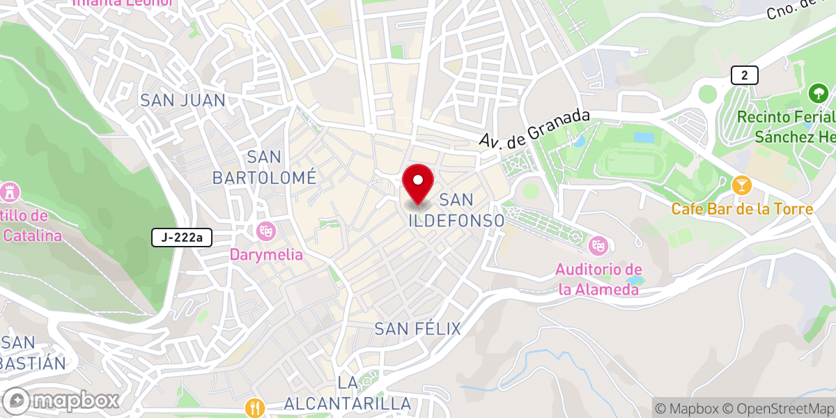Map showing location of El Santuario