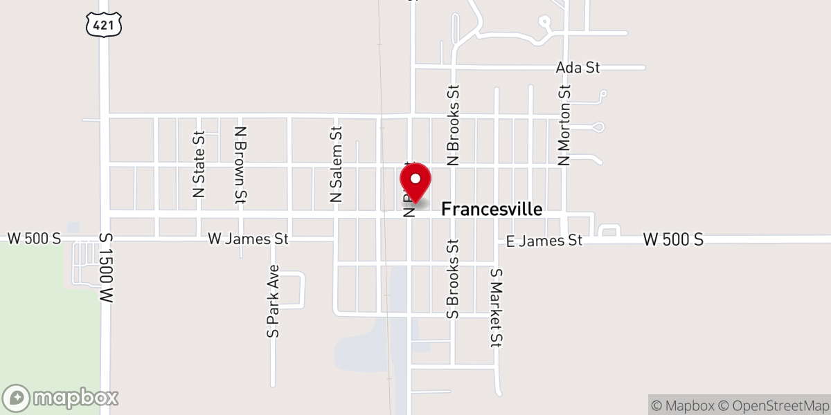 Map showing location of Gutwein Agency, Inc.