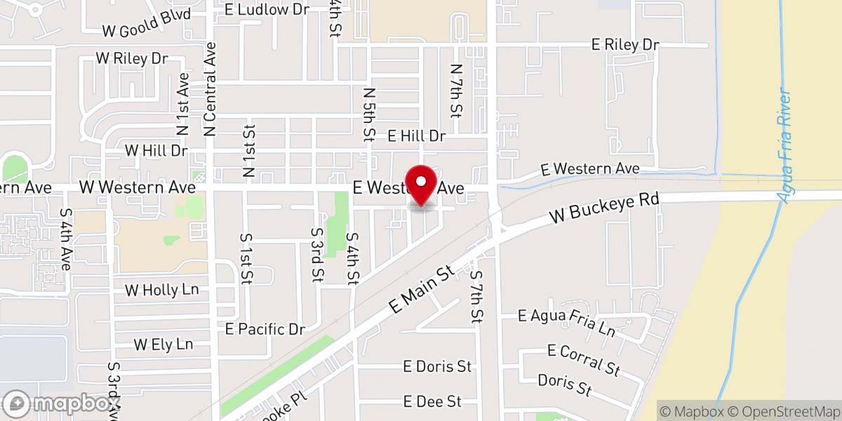 Map showing location of Avondale Spanish SDA Church