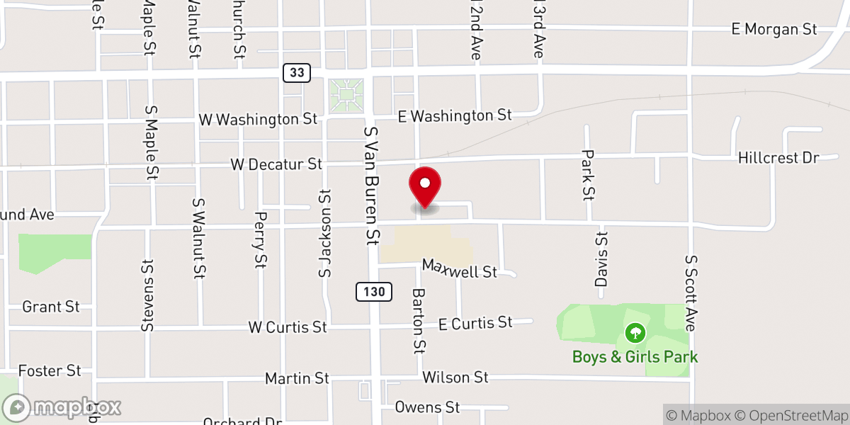 Map showing location of Newton Free Methodist Church