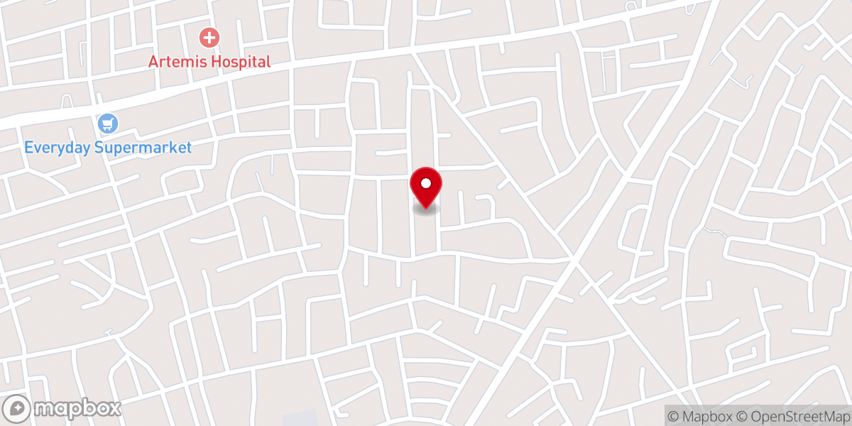 Map showing location of St Silas Anglican Church