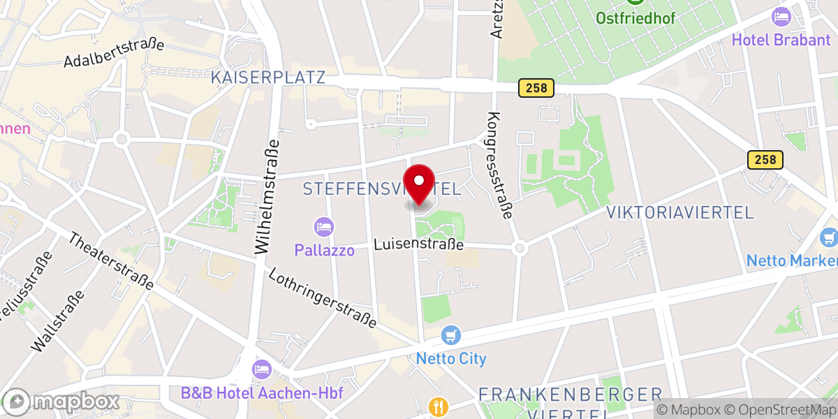 Map showing location of Alt-katholische Gemeinde St. Markus