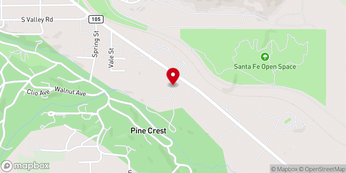 Map showing location of Living Word Chapel