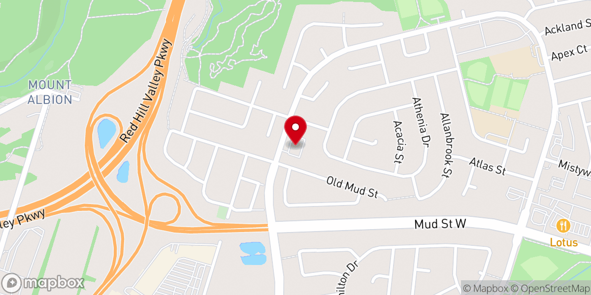Map showing location of Kingsview Community Church