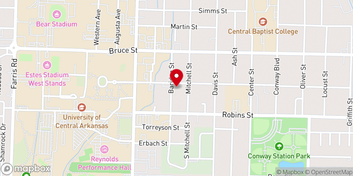Map showing location of Catholic Campus Ministry