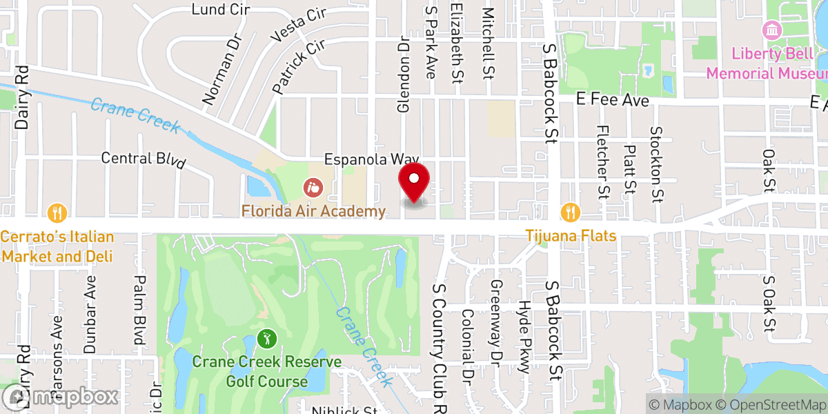 Map showing location of Melbourne Seventh-day Adventist Church