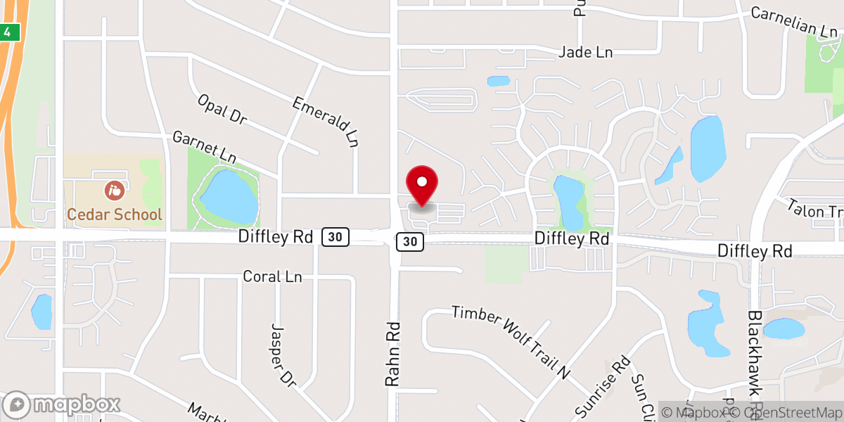 Map showing location of Grace Slavic Baptist Church
