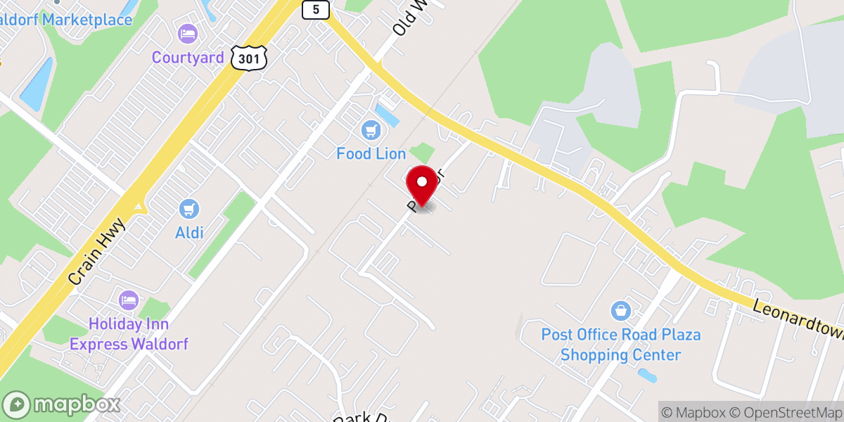 Map showing location of New Beginning Christian Center