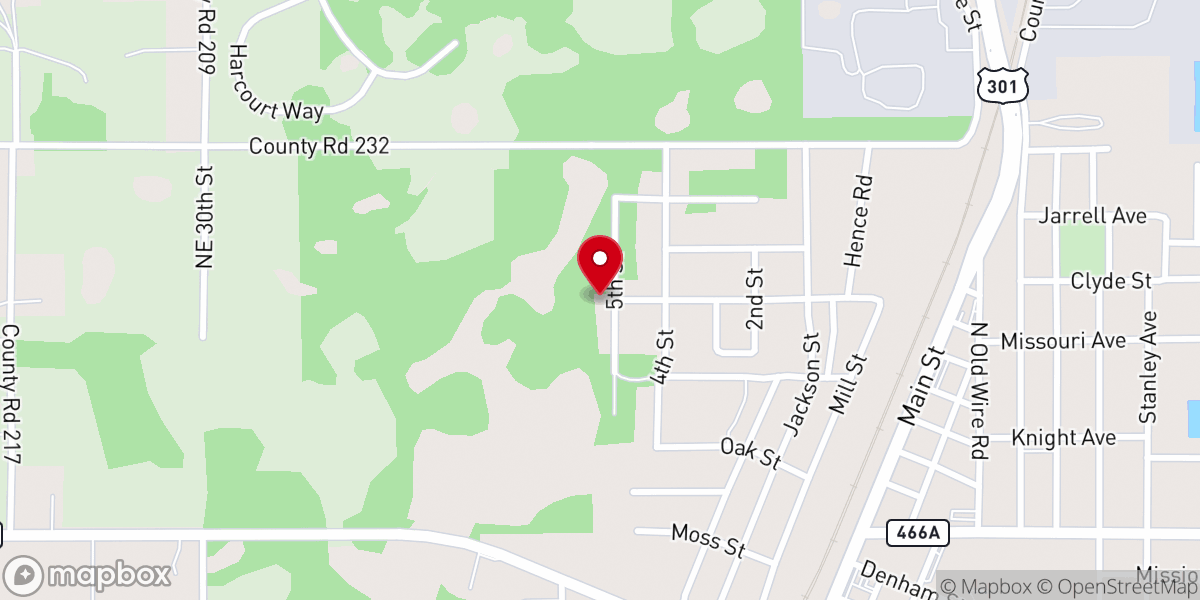Map showing location of Greater Emmanuel Church