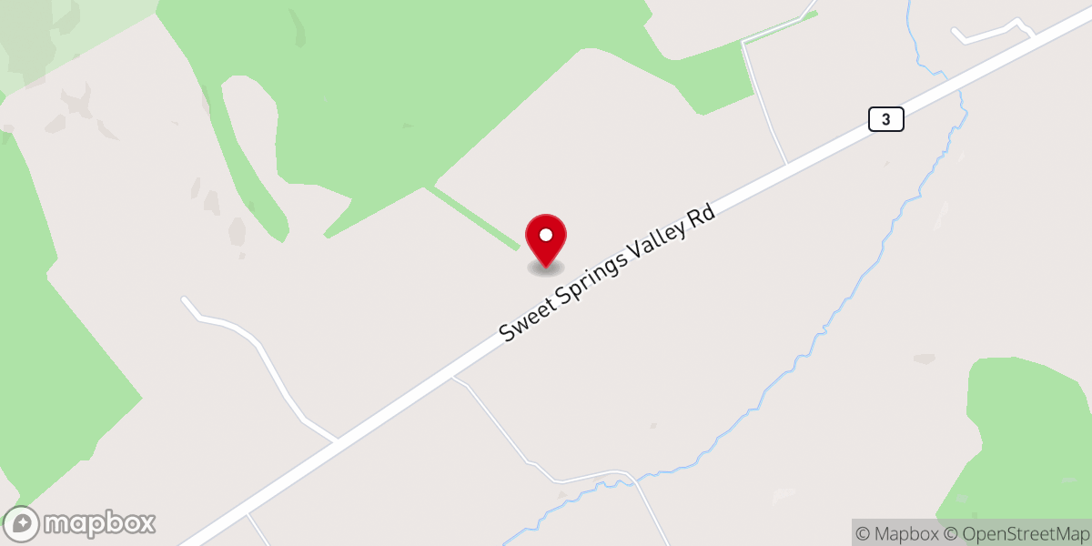 Map showing location of Pine Grove United Methodist Church