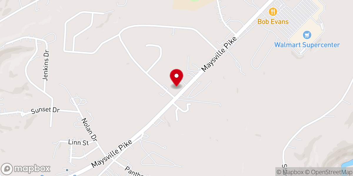 Map showing location of South Zanesville Church-Nazarene