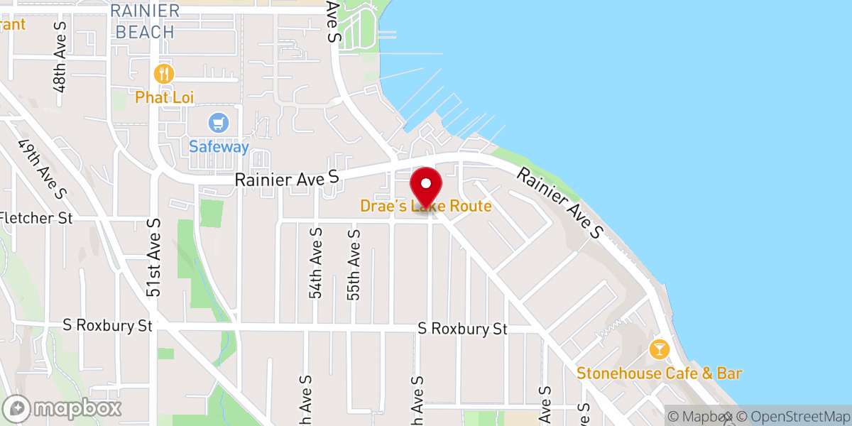 Map showing location of St Paul Missionary Baptist Church