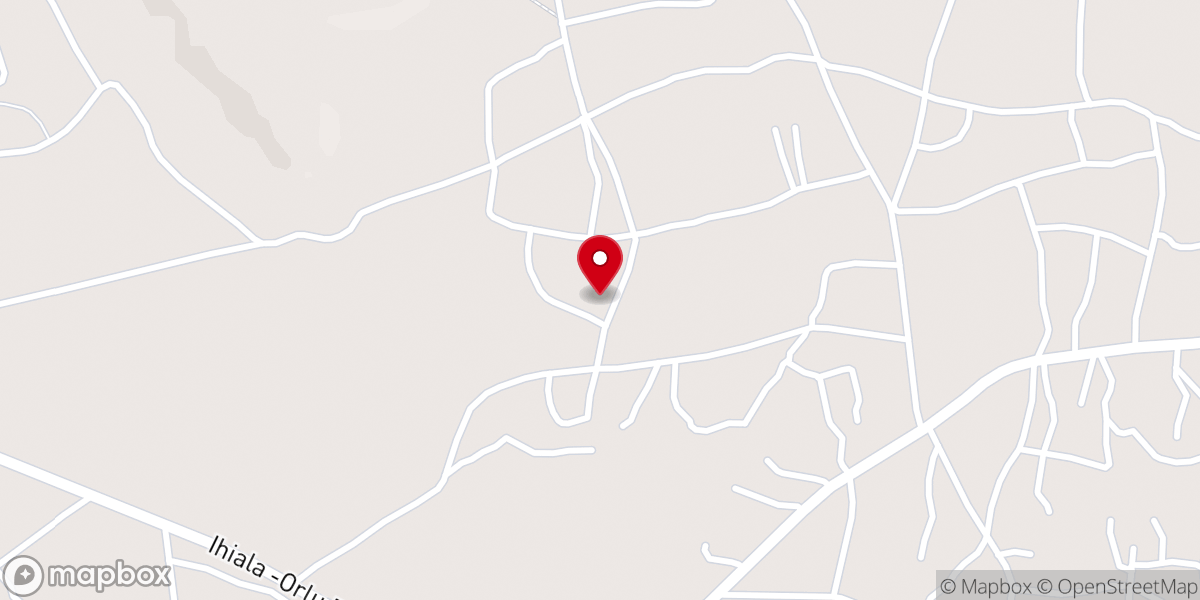 Map showing location of All Saints Catholic Church Parish