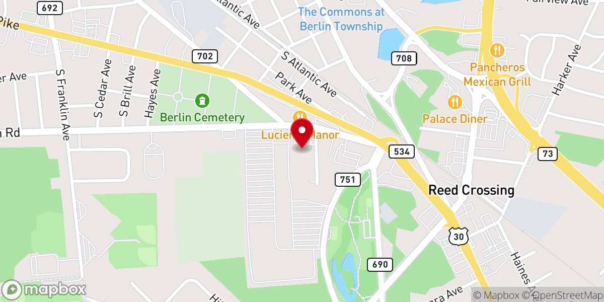Map showing location of Divine Destiny Worship Center