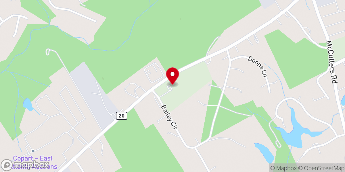 Map showing location of Trinity Grace Church