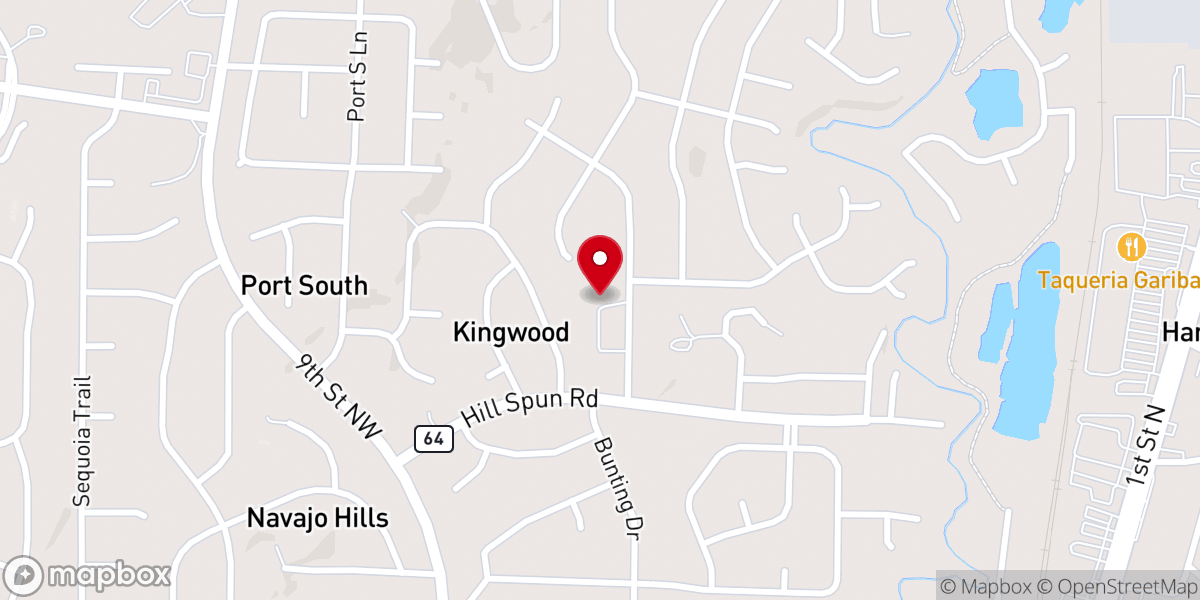 Map showing location of Empowerment Word Church