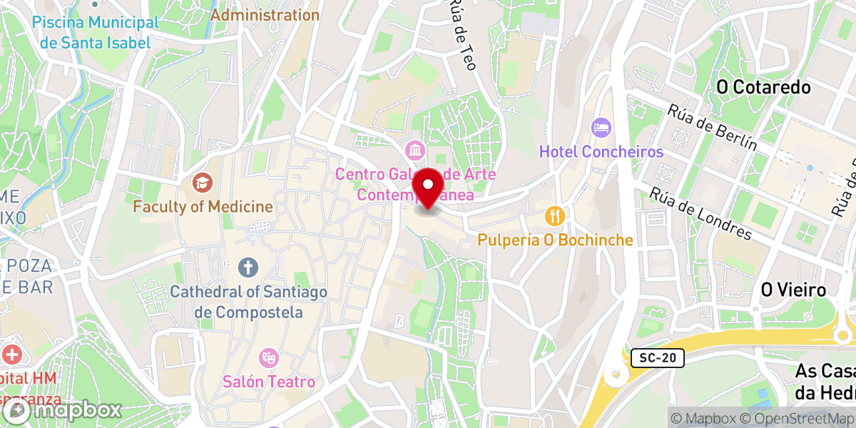 Map showing location of Restaurante O Cabildo
