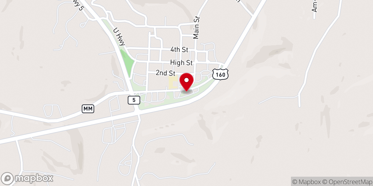 Map showing location of Anew Church