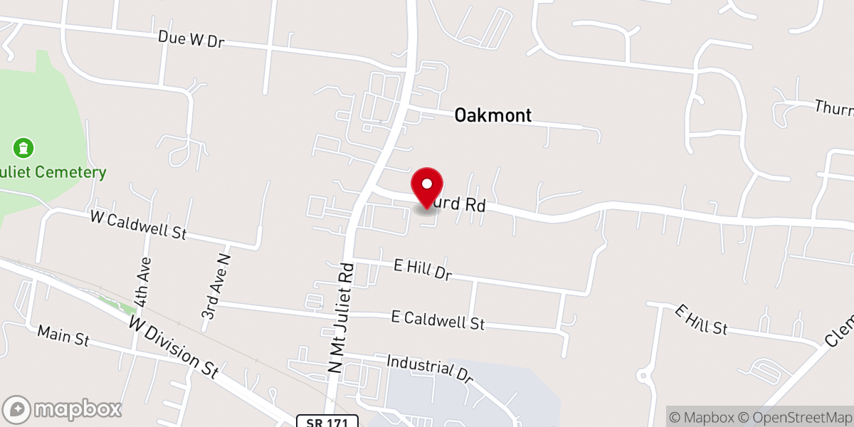 Map showing location of Church Alive