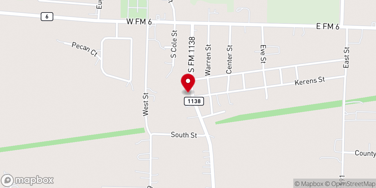 Map showing location of Watkins cafe