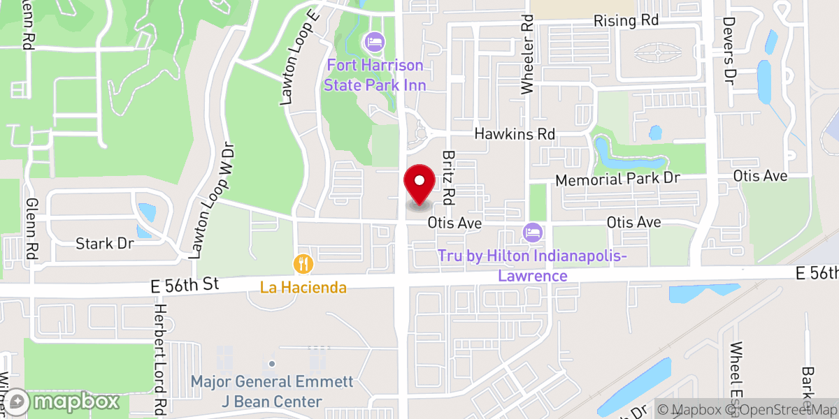 Map showing location of New Apostolic Church