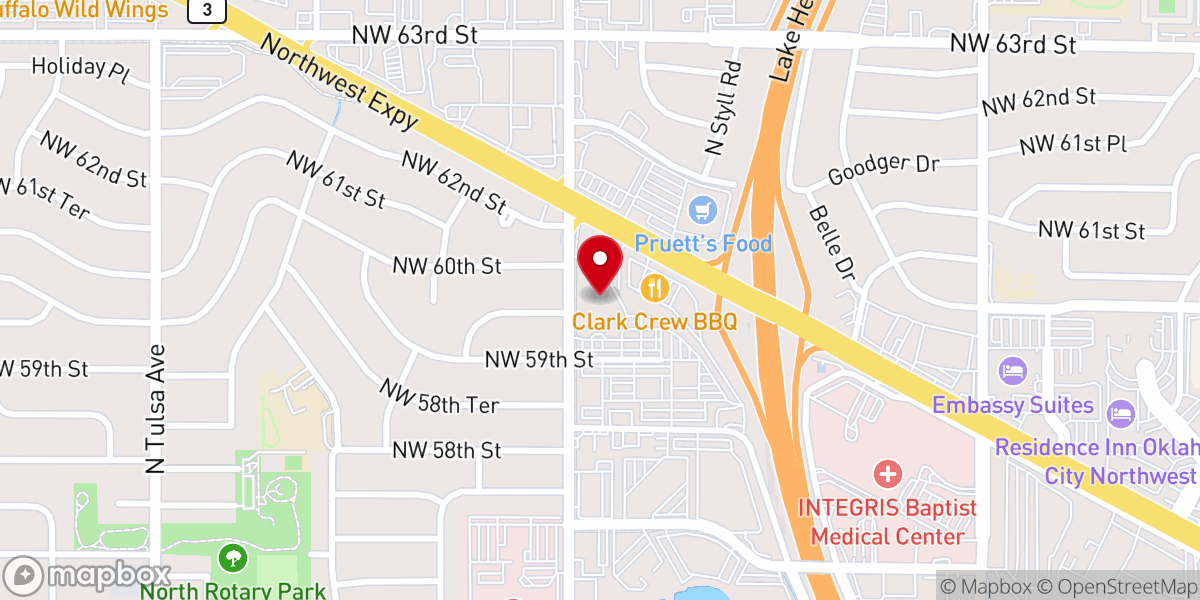 Map showing location of Messiah Lutheran Church