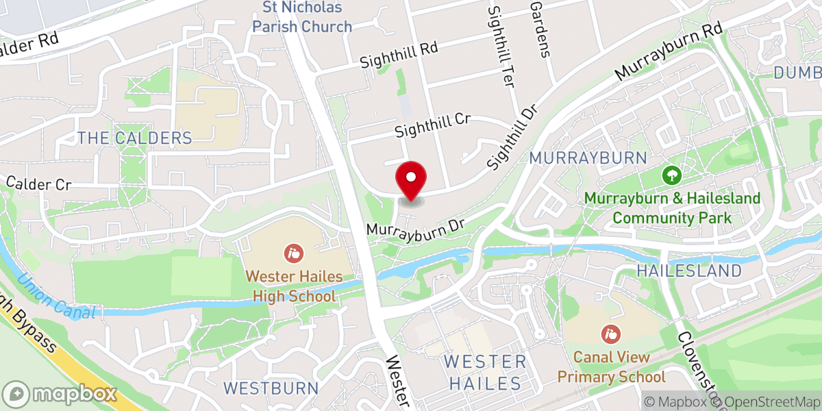 Map showing location of St. John Ogilvie