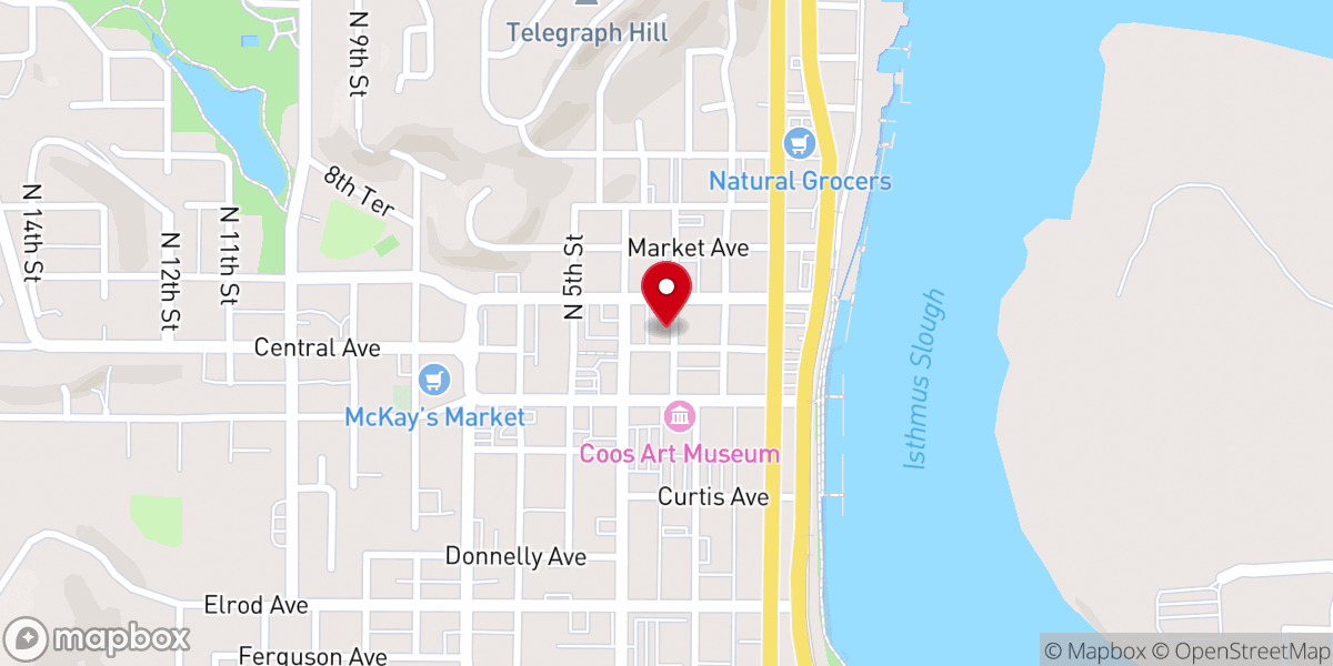 Map showing location of Harvest of Faith Family Church