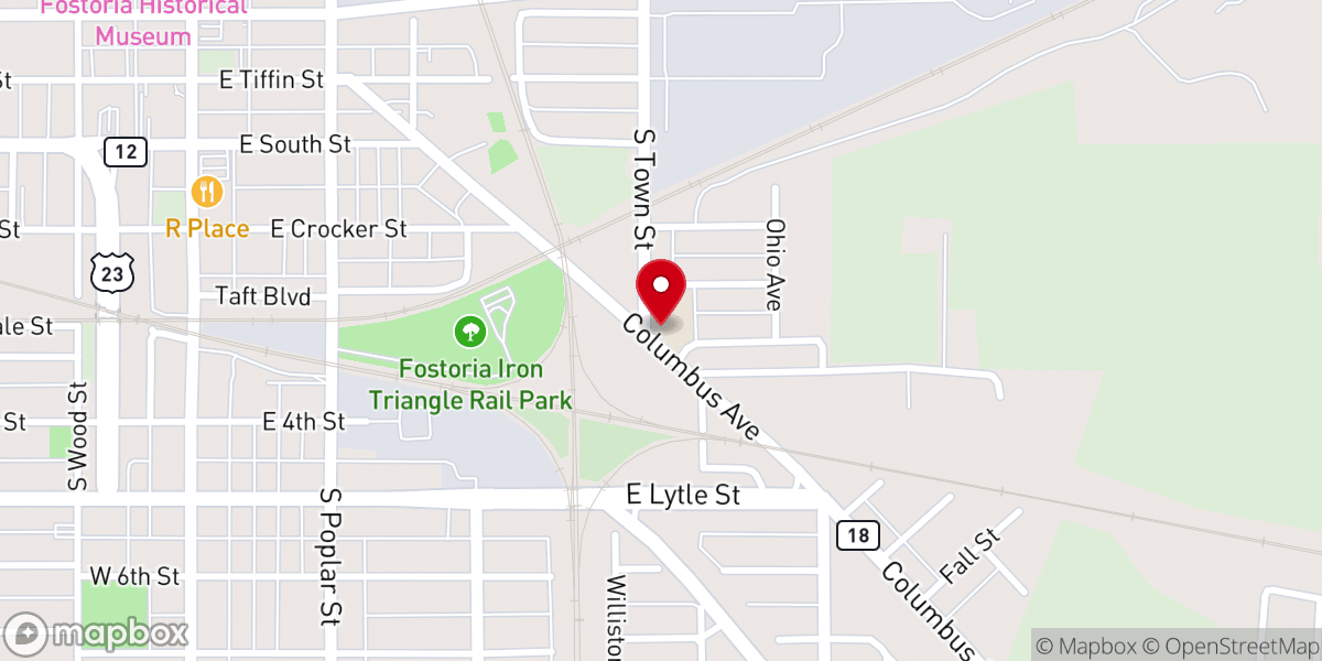 Map showing location of Higher Ground Ministries