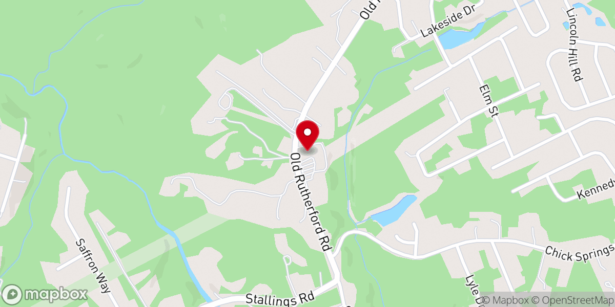 Map showing location of Pleasant View Baptist Church