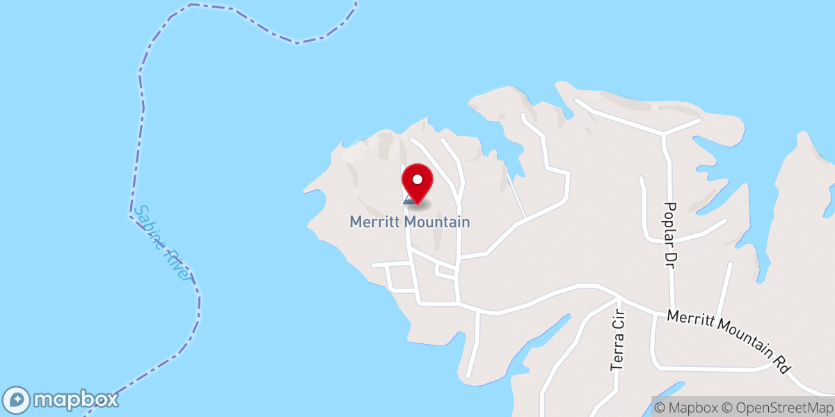 Map showing location of Tom Sawyer paddle wheel boat church