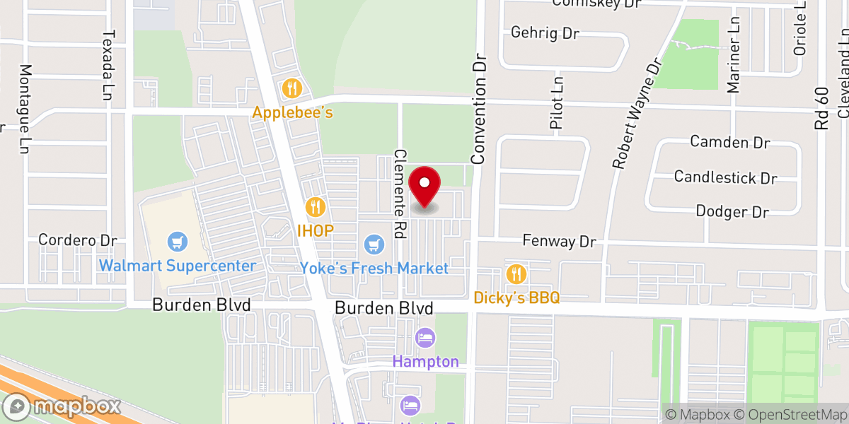 Map showing location of Imago Dei Community Church