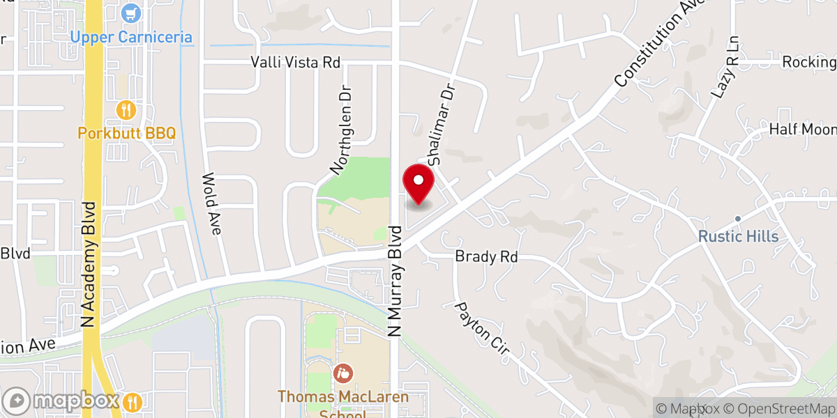 Map showing location of Envoy Church
