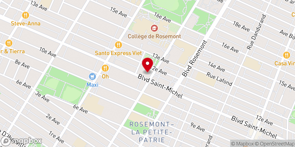 Map showing location of Ukrainian Orthodox Cathedral of Sainte Sophie