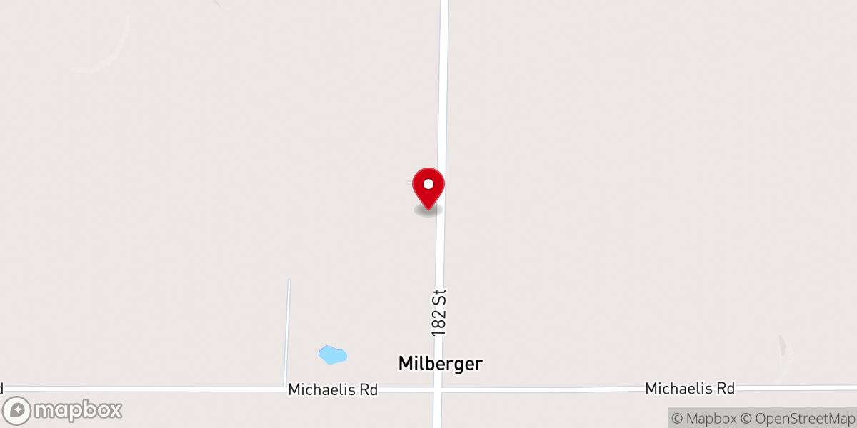 Map showing location of United Emmanuel Lutheran Church