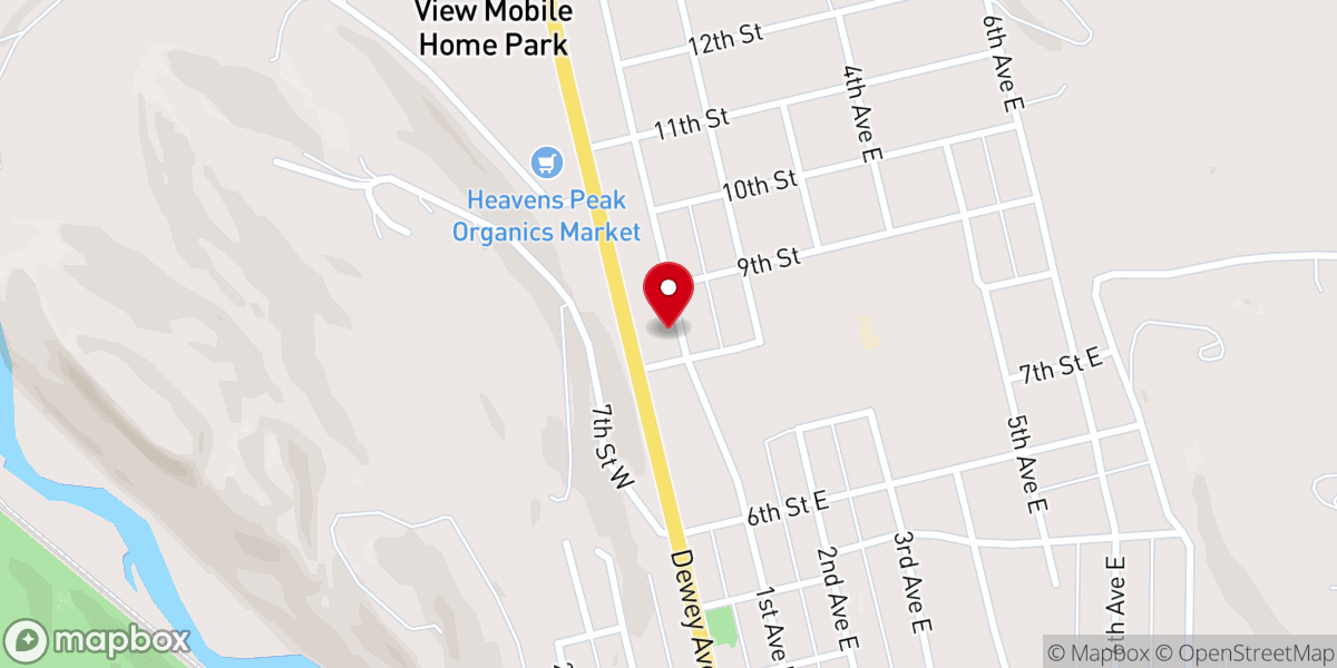 Map showing location of Holy Cross Lutheran Church