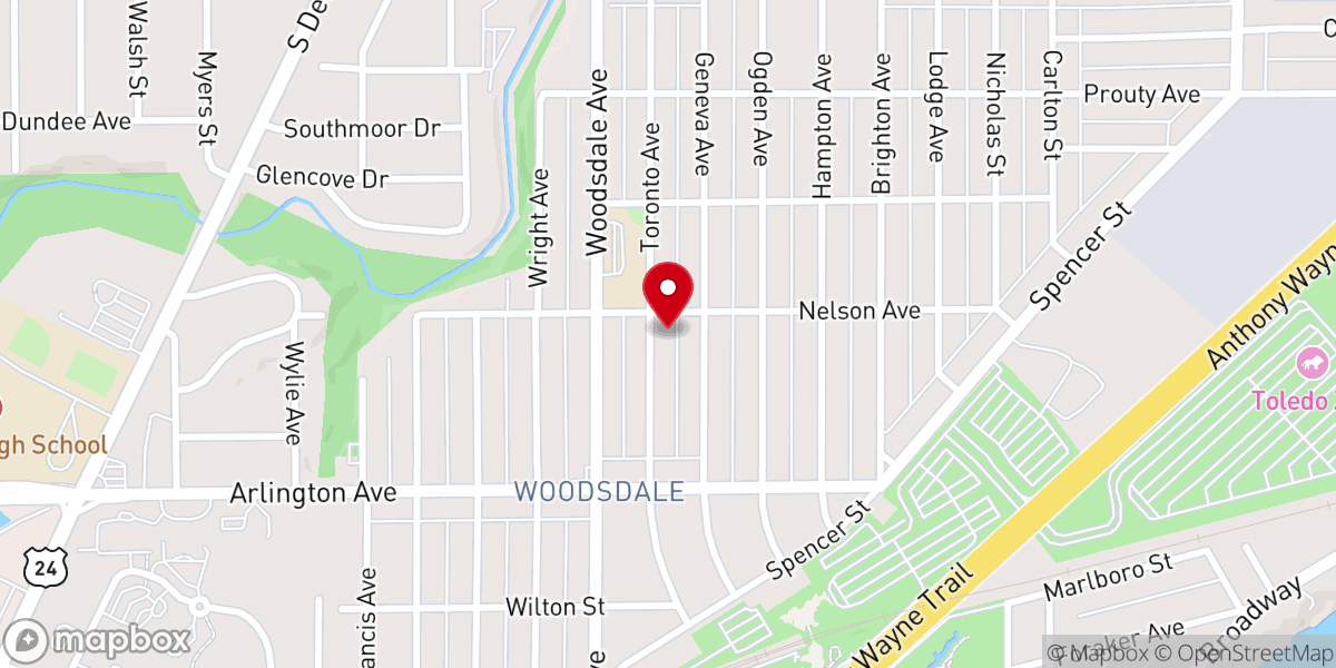 Map showing location of Emmanuel United Brethren in Christ Church