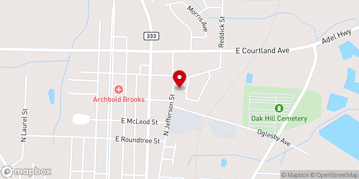 Map showing location of House-Deliverance & Restoration