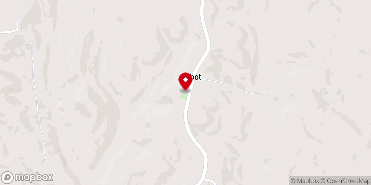 Map showing location of Friendship Baptist Church