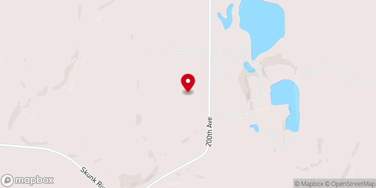 Map showing location of Camp L-Kee-Ta
