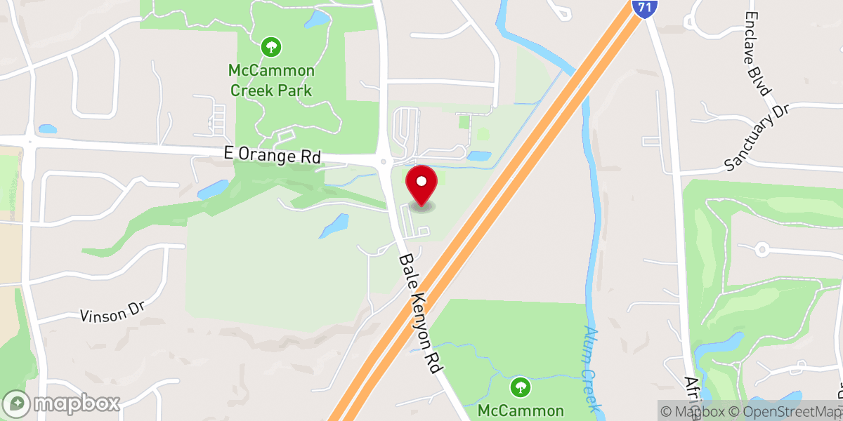 Map showing location of Ethos Church