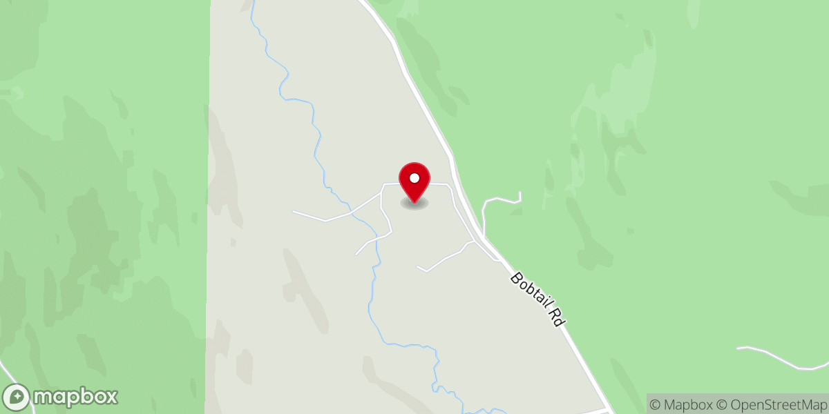 Map showing location of King James Bible Country Church