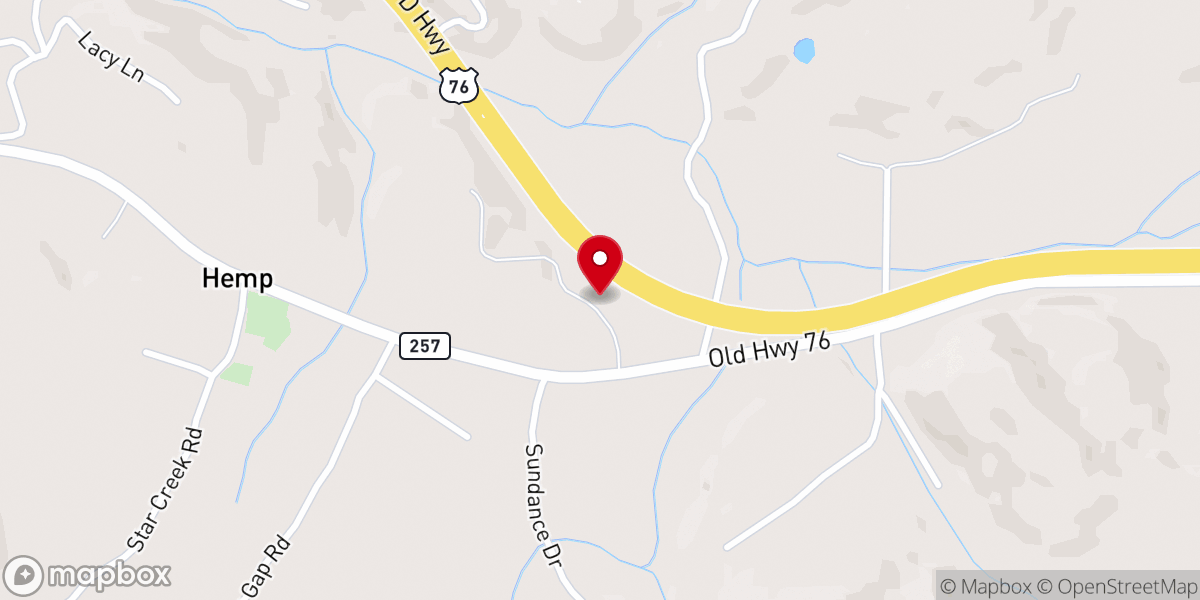 Map showing location of Grace Life Church International