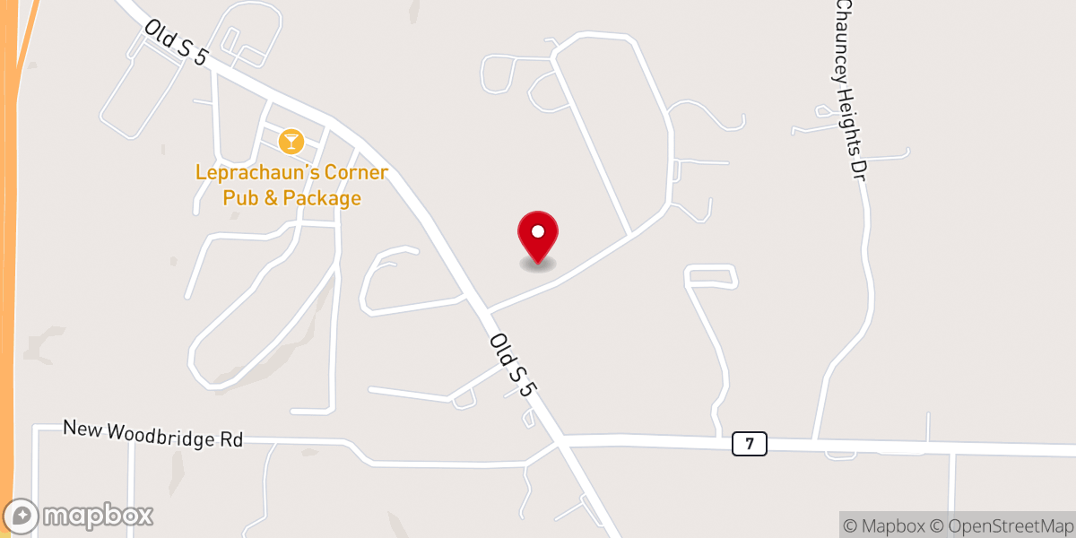 Map showing location of Elim Foursquare Church