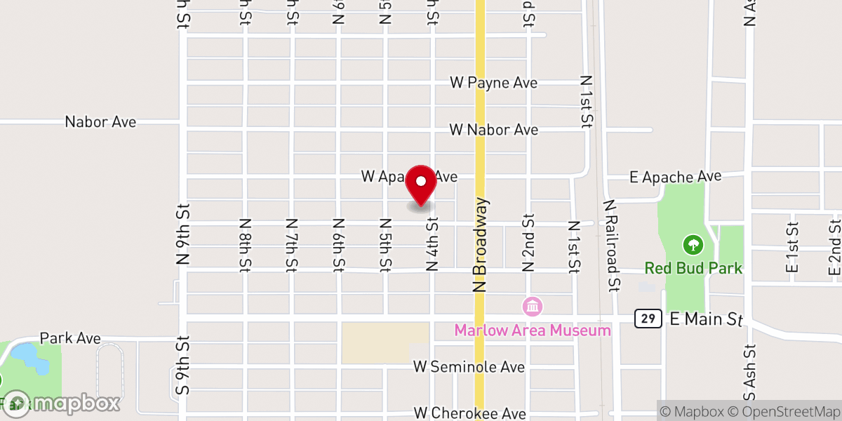 Map showing location of Immaculate Conception Catholic Church